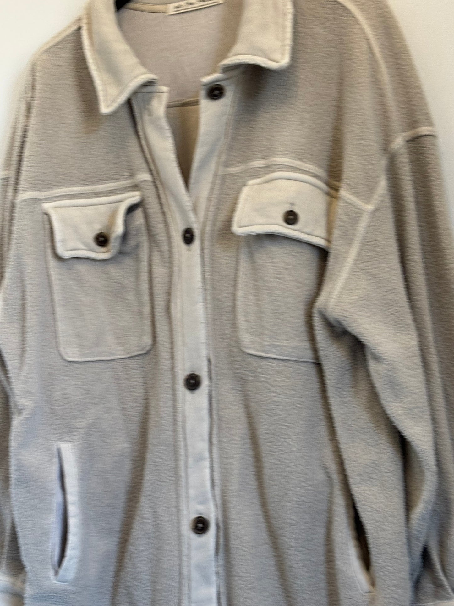 Free People Ruby Long Jacket | Large (O151C16)