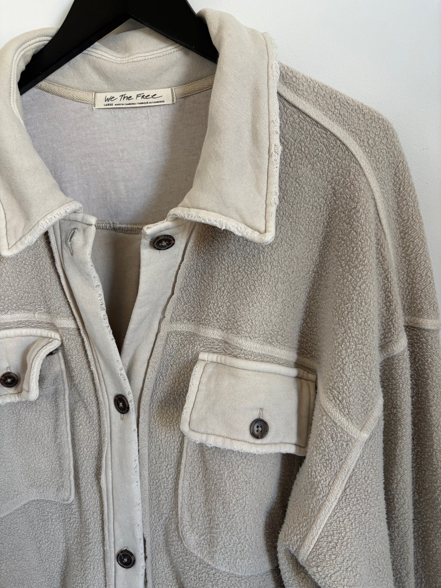 Free People Ruby Long Jacket | Large (O151C16)