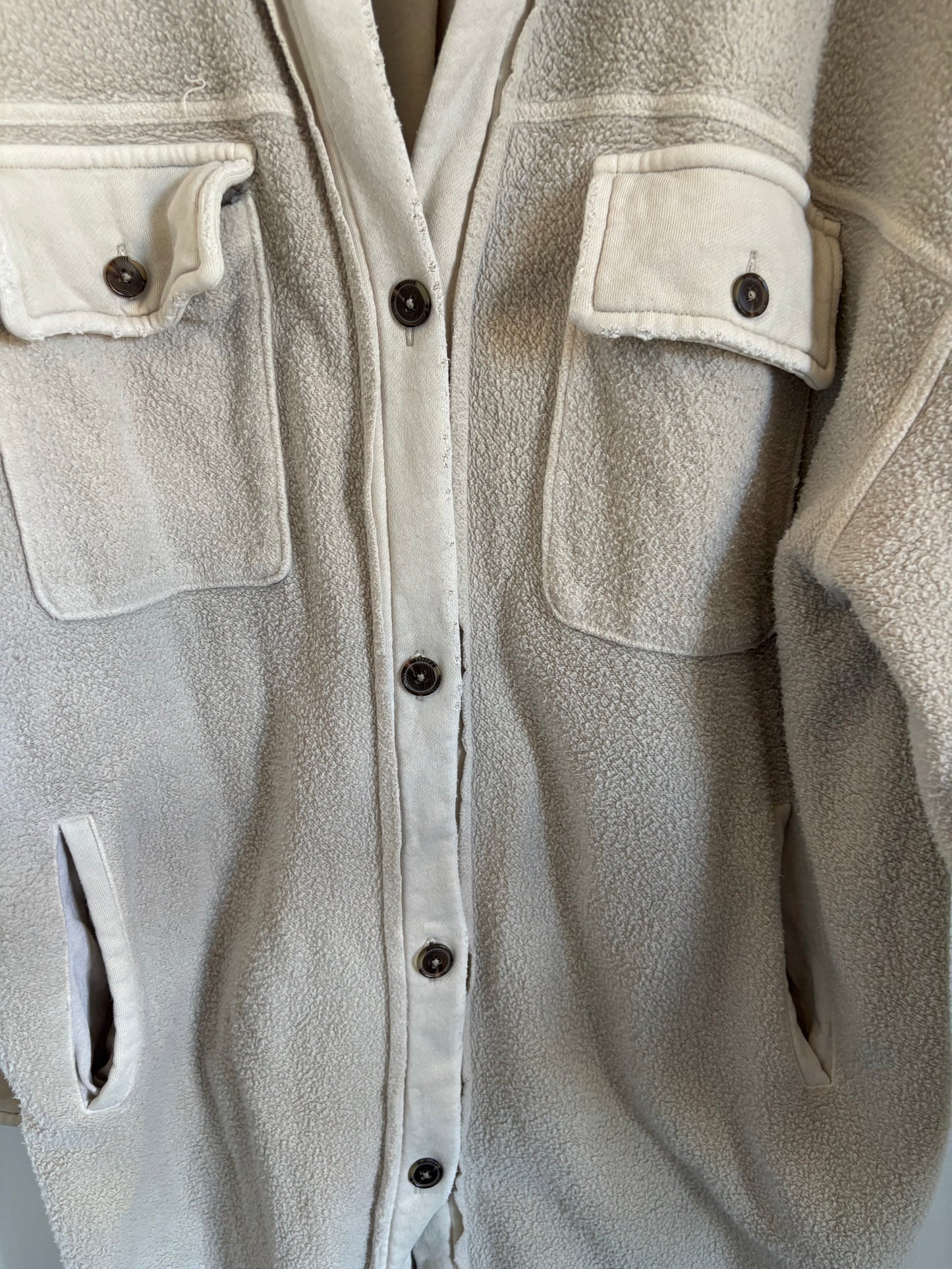 Free People Ruby Long Jacket | Large (O151C16)