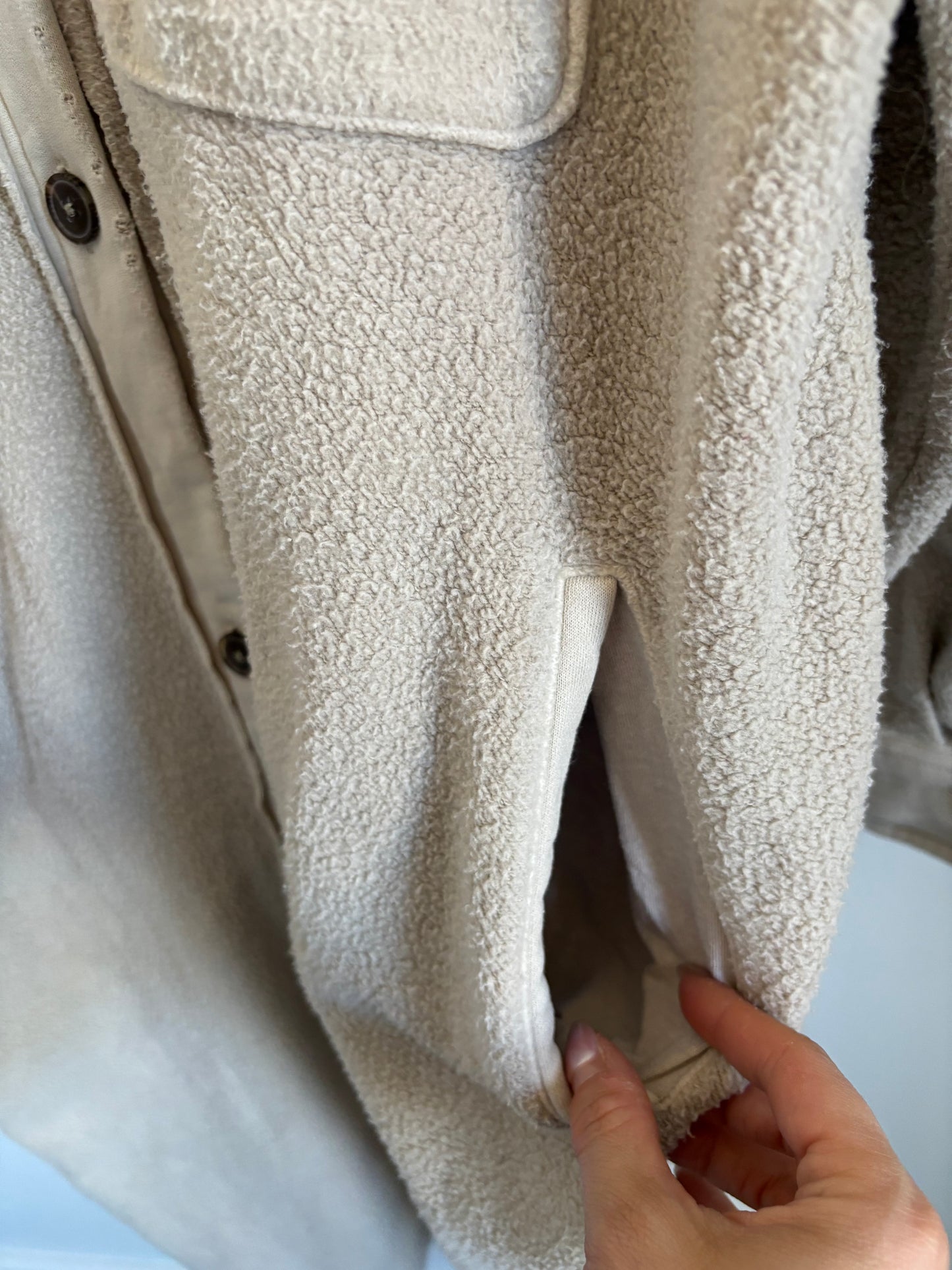 Free People Ruby Long Jacket | Large (O151C16)