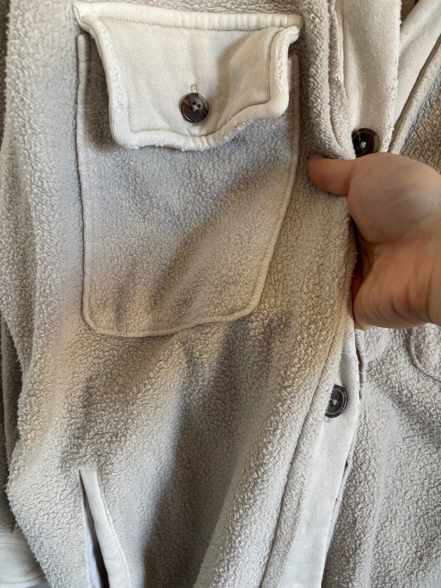 Free People Ruby Long Jacket | Large (O151C16)