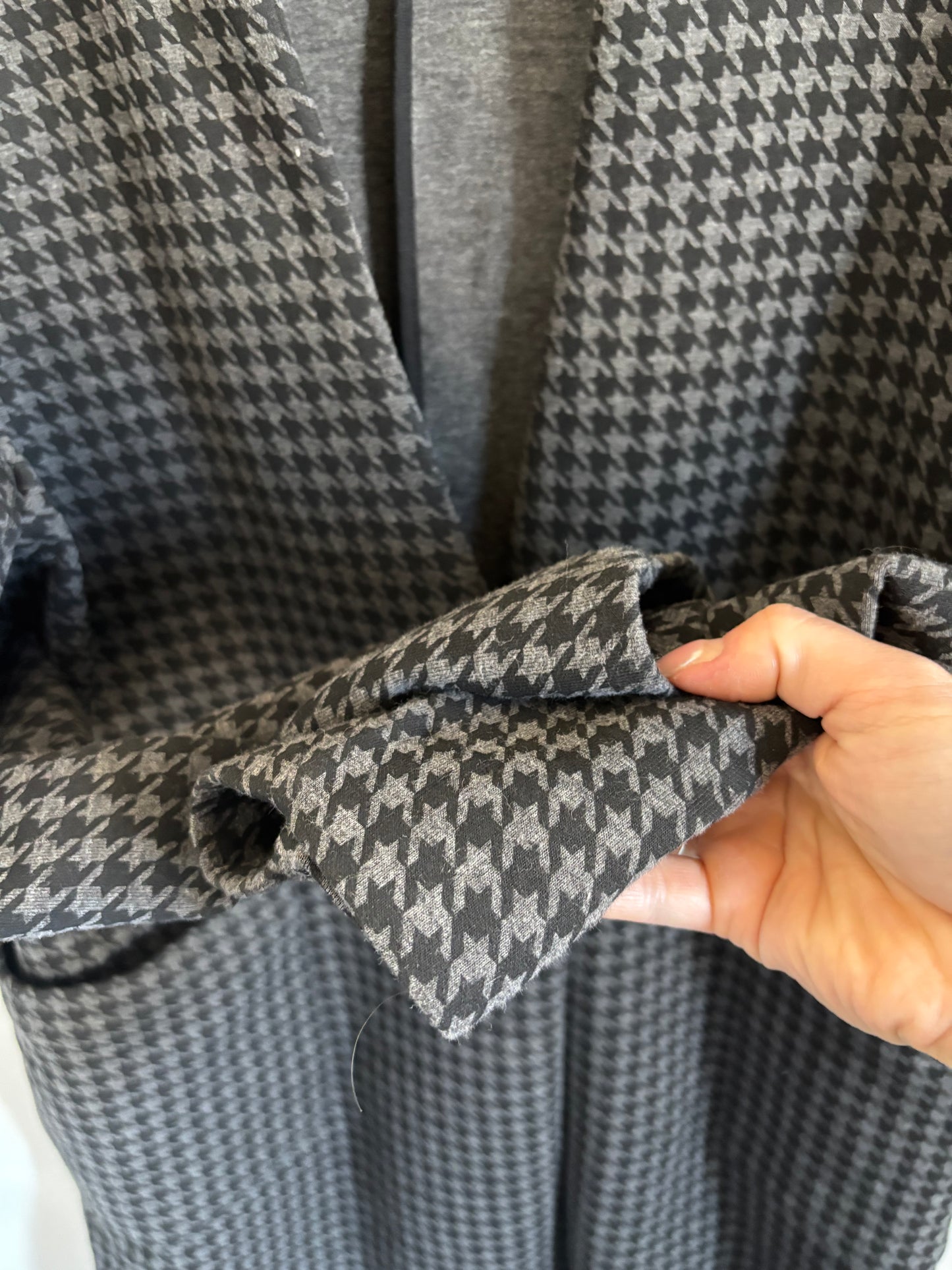 MPG Black/Grey Houndstooth Jacket | Large