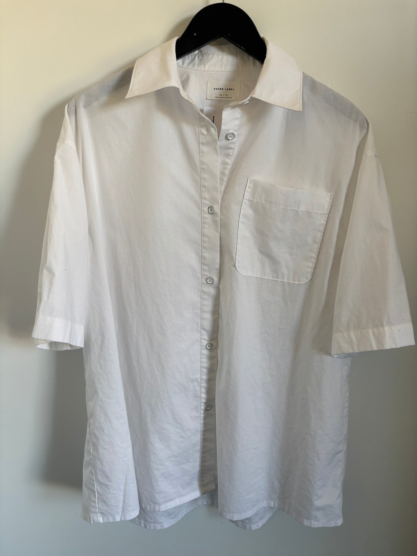 Paper Label Chiara Boyfriend Button Down Shirt | XS (very oversized)(O118M17)
