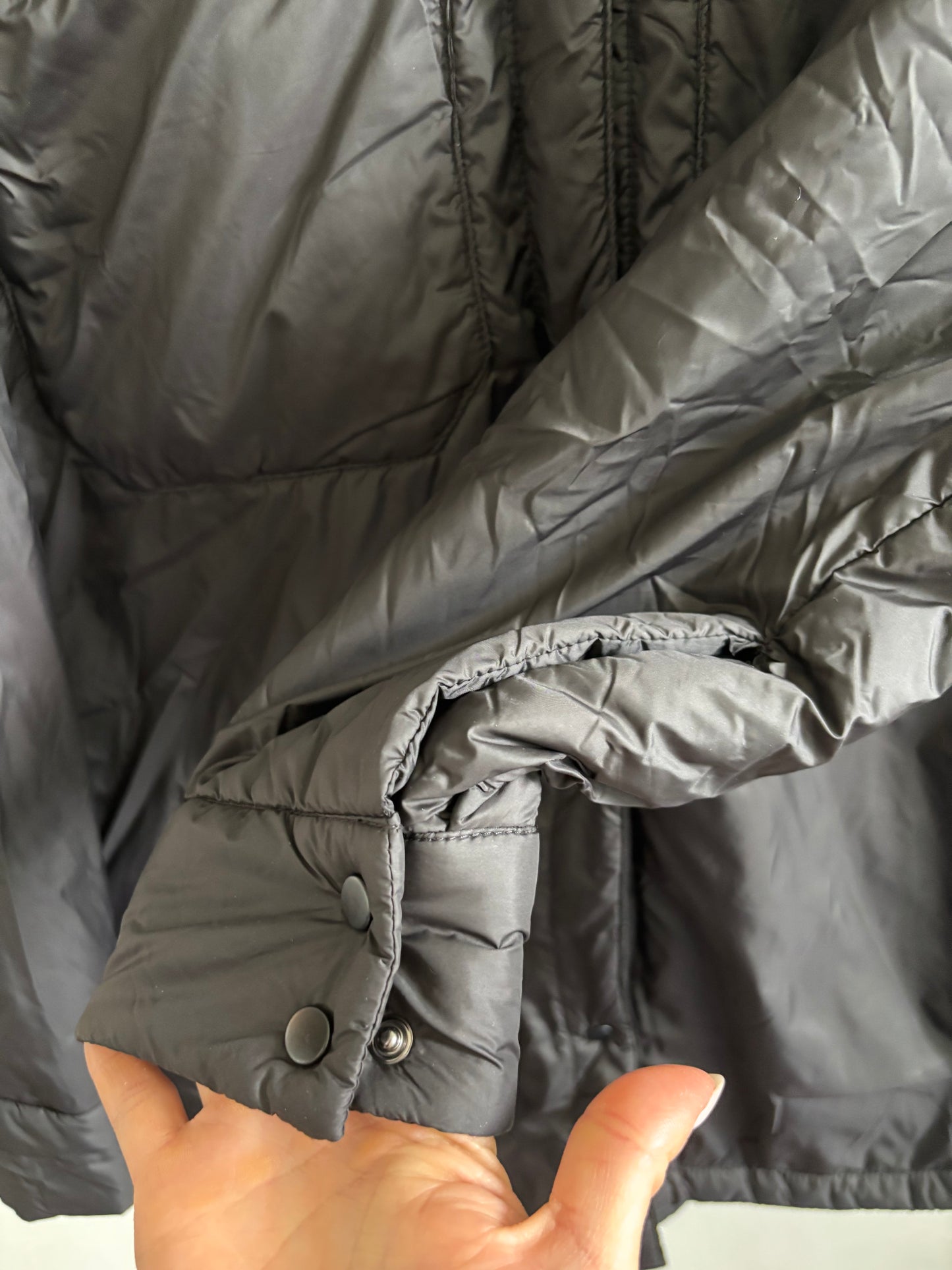 Zara Light Puffer Snap Jacket | XS (very oversized)