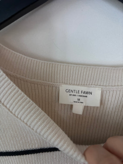 Gentle Fawn Echo Pullover in Black/White | WSz Medium (oversized)