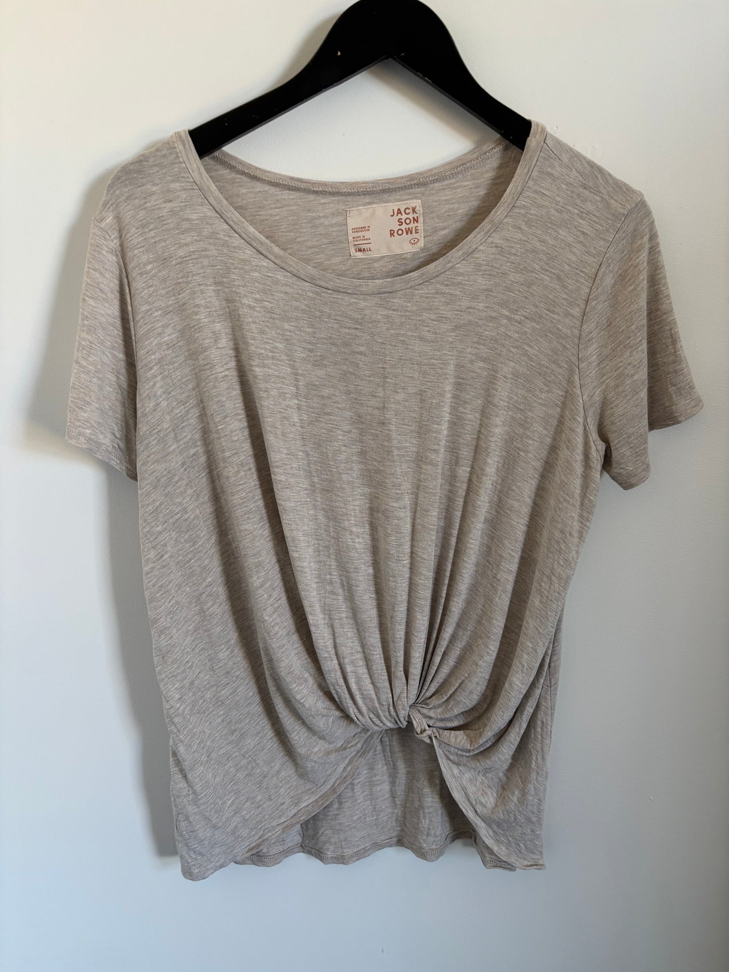 Jackson Rowe Knotty T Shirt Grey/Oatmeal | Small (O146P3)