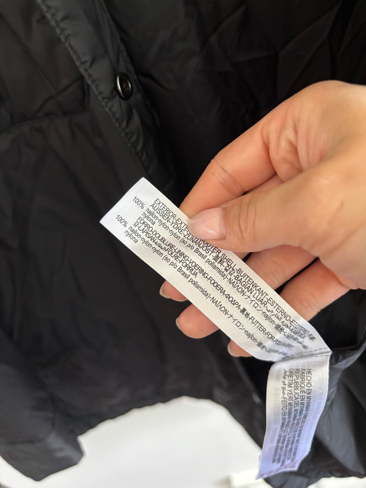 Zara Light Puffer Snap Jacket | XS (very oversized)