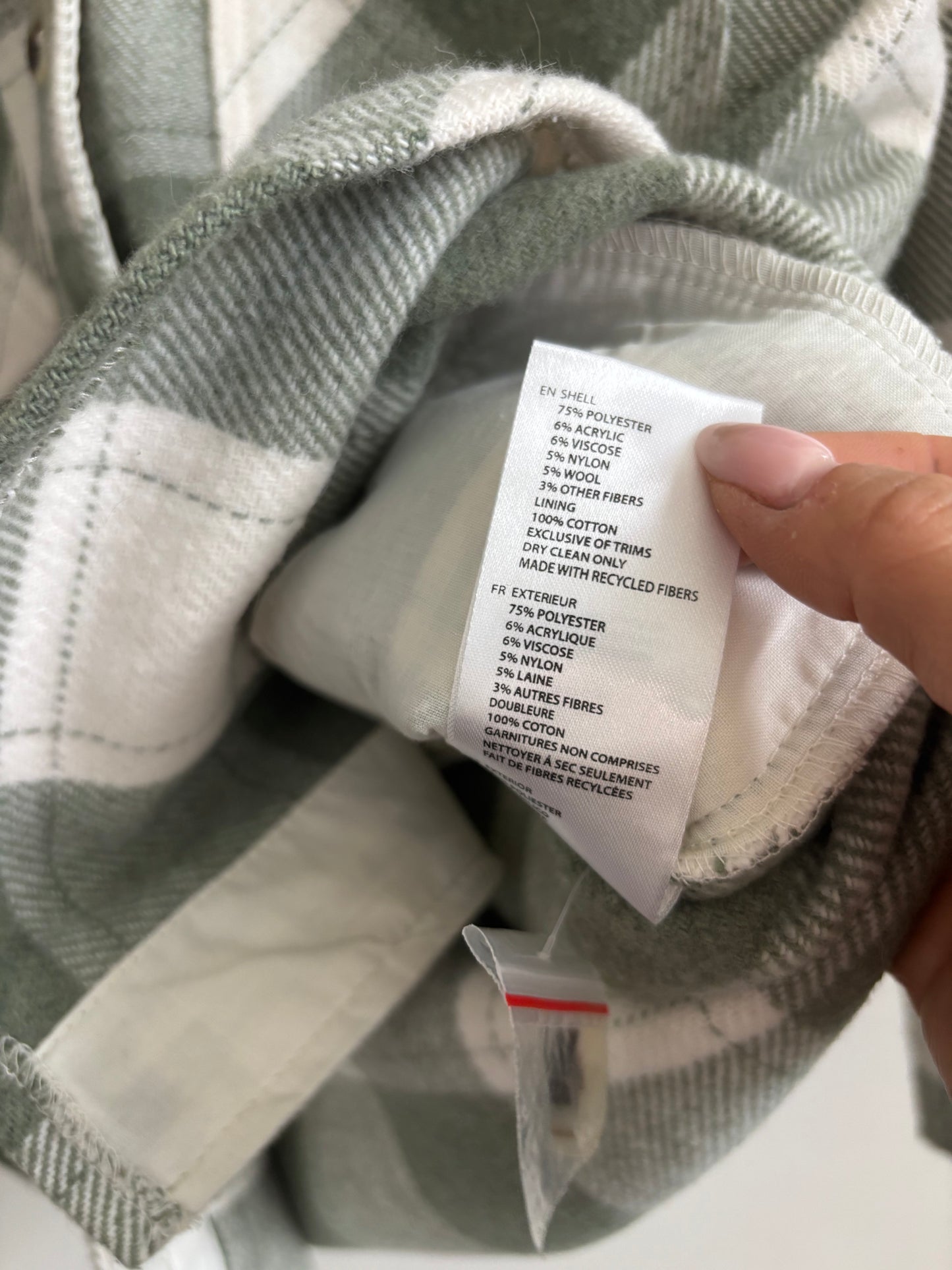 Rd Style Green Plaid Shacket | XS (very oversized)