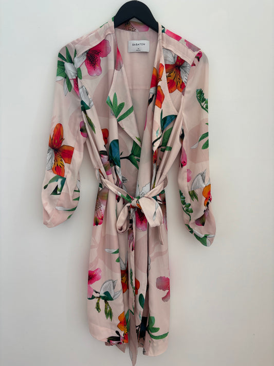 Babaton/Aritzia Quincey Floral Belted Jacket | Medium