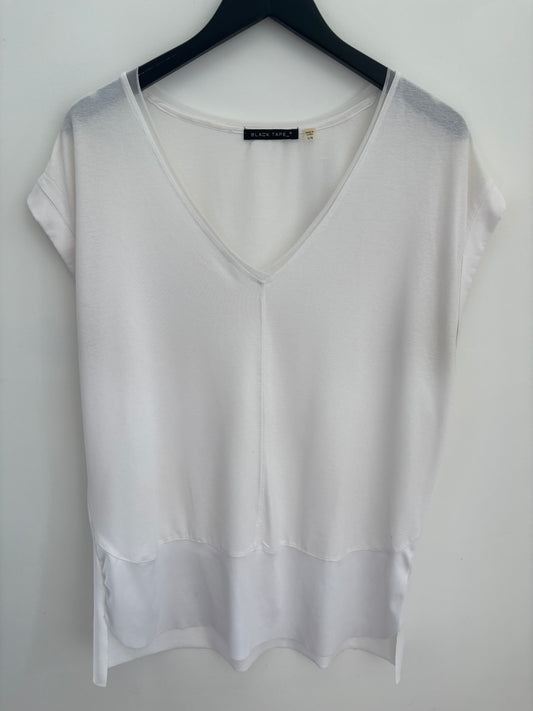 Black Tape White Shirt | Large
