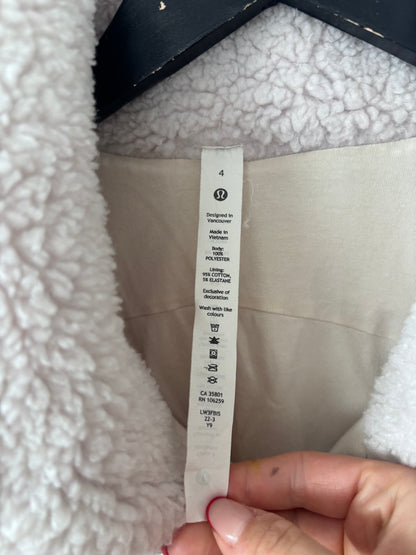Lululemon Cinchable Fleece Zip-Up | Sz 4