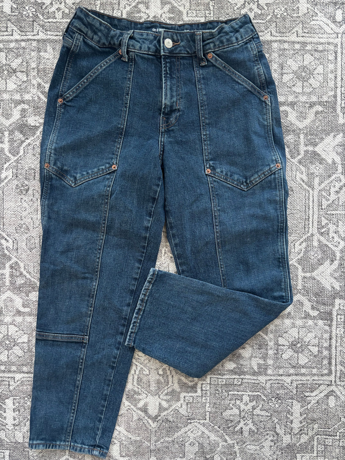 Old Navy O.G Straight HR Jeans | Sz 6 (petitie)