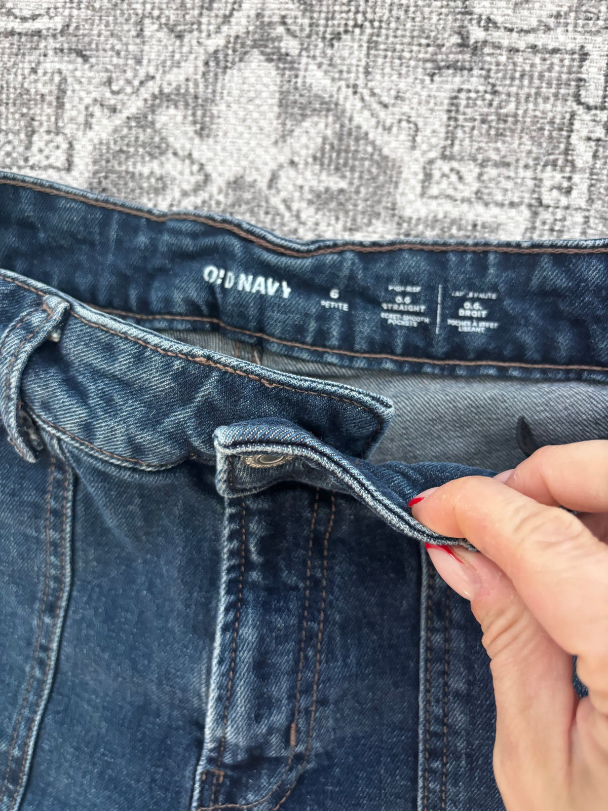 Old Navy O.G Straight HR Jeans | Sz 6 (petitie)