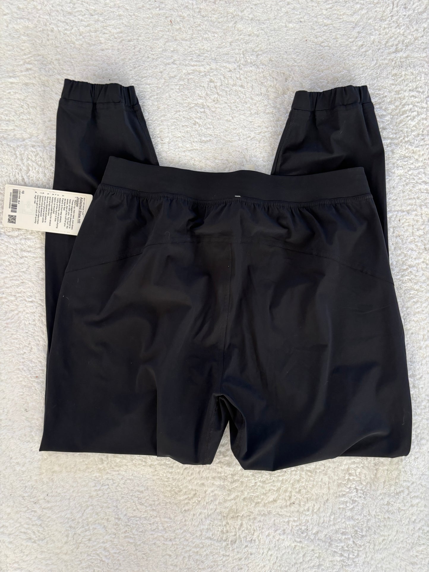 NWT Lululemon Adapted State High Rise Jogger Black | 10 (O117M17)