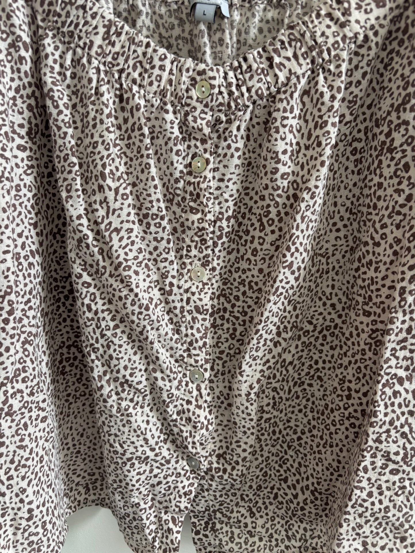 Rails Lola Cheetah Blouse | Large