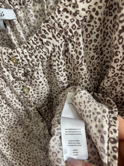 Rails Lola Cheetah Blouse | Large