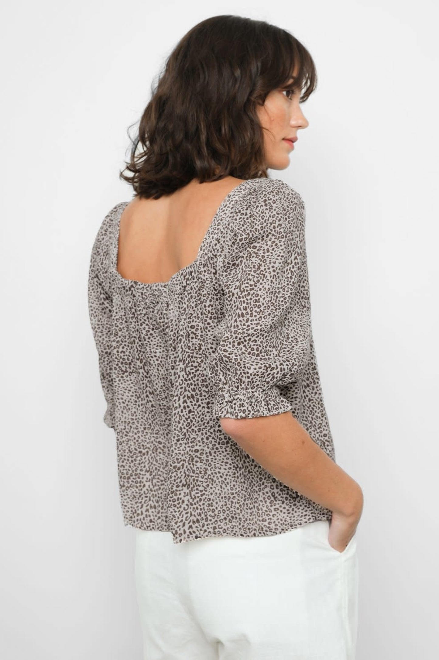 Rails Lola Cheetah Blouse | Large