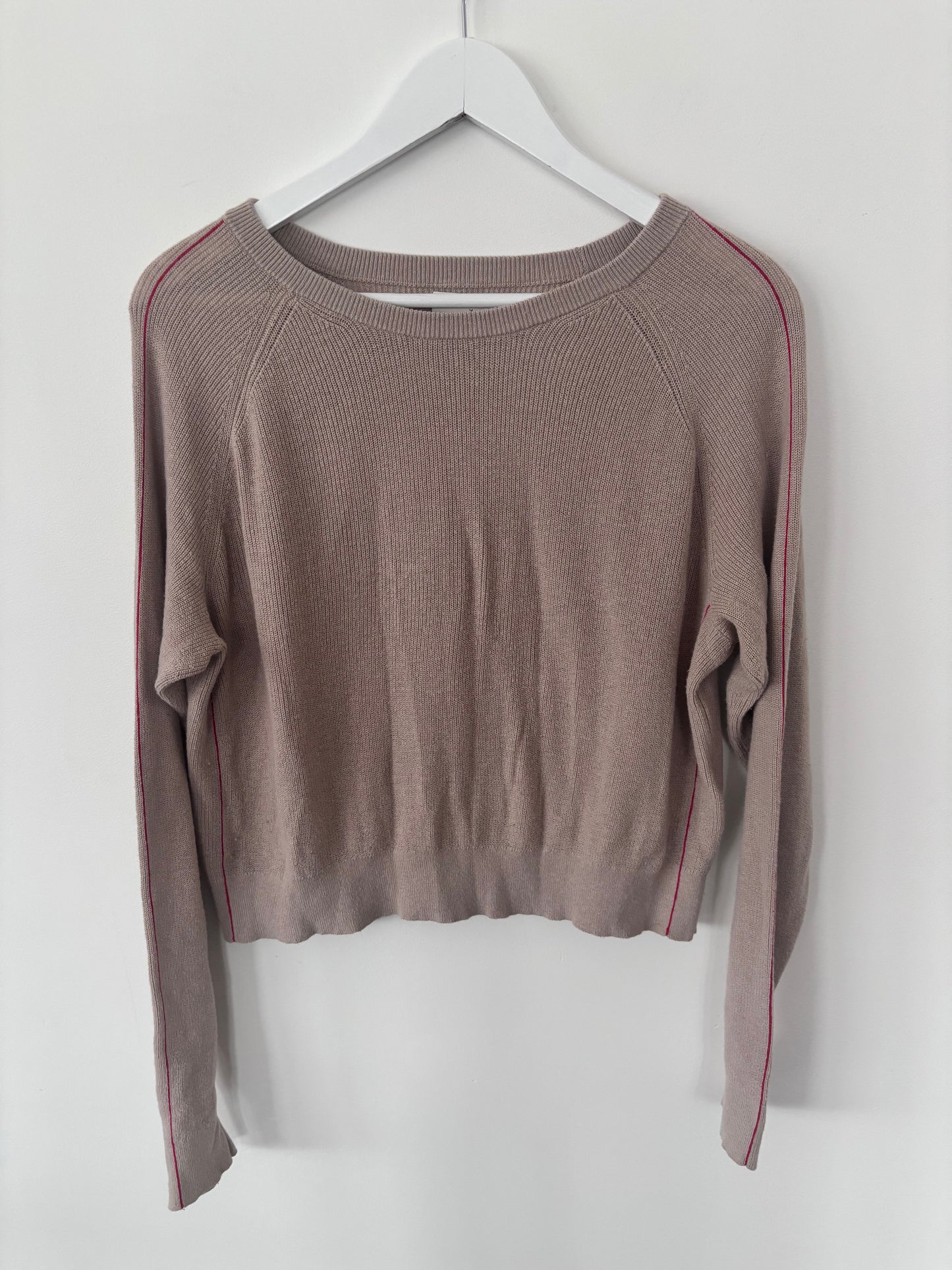 Aritzia Babaton Knit Cashmere Taupe Sweater | Sz Medium