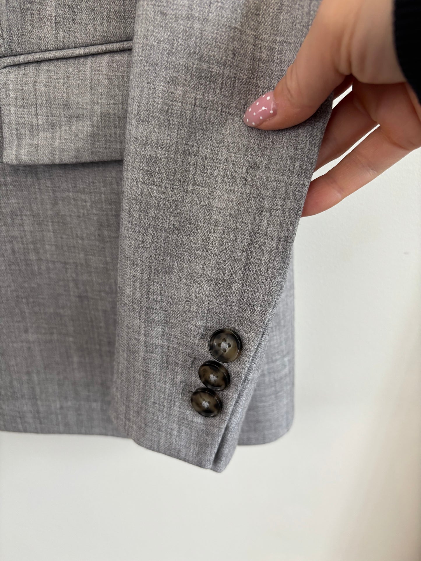 RW&Co Grey Suiting Blazer | 4 (O180L4)