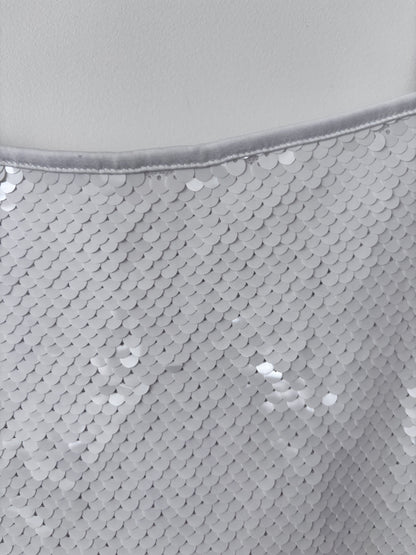 A&F White Sequins Mini Dress | Sz Medium