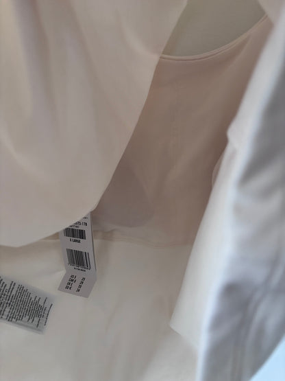 A&F Bra-Free Tank Top NWT Cream | Sz XL
