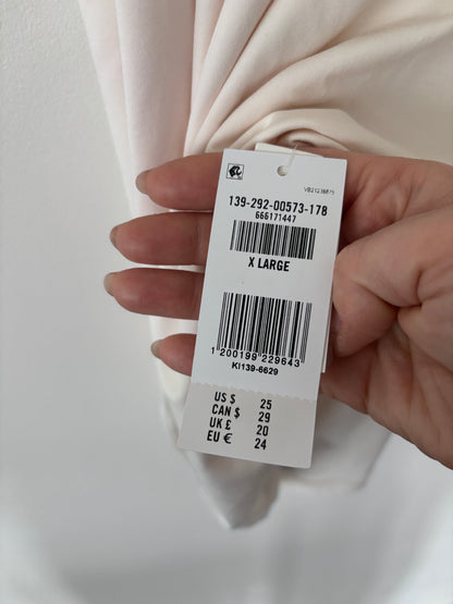 A&F Bra-Free Tank Top NWT Cream | Sz XL