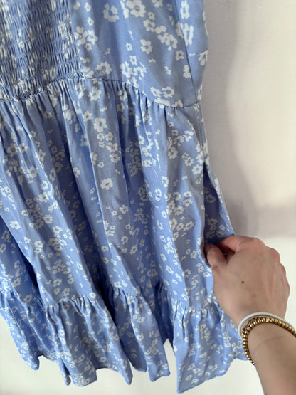 RD Style Floret Crepe Puff Dress | Sz Small