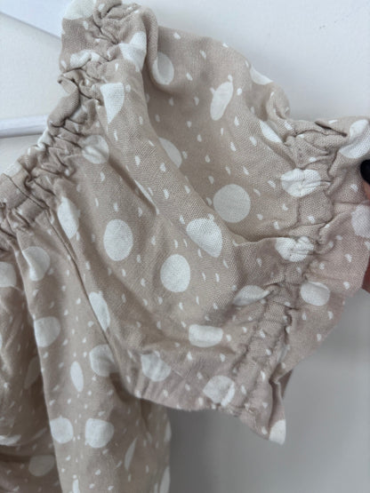 Vero Moda Linen Blend Ruffle Top | Sz Medium