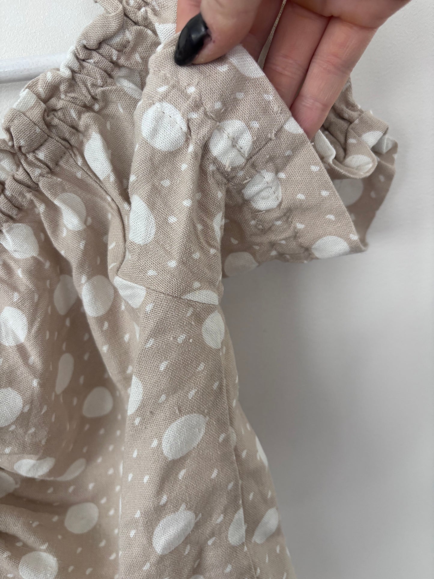 Vero Moda Linen Blend Ruffle Top | Sz Medium