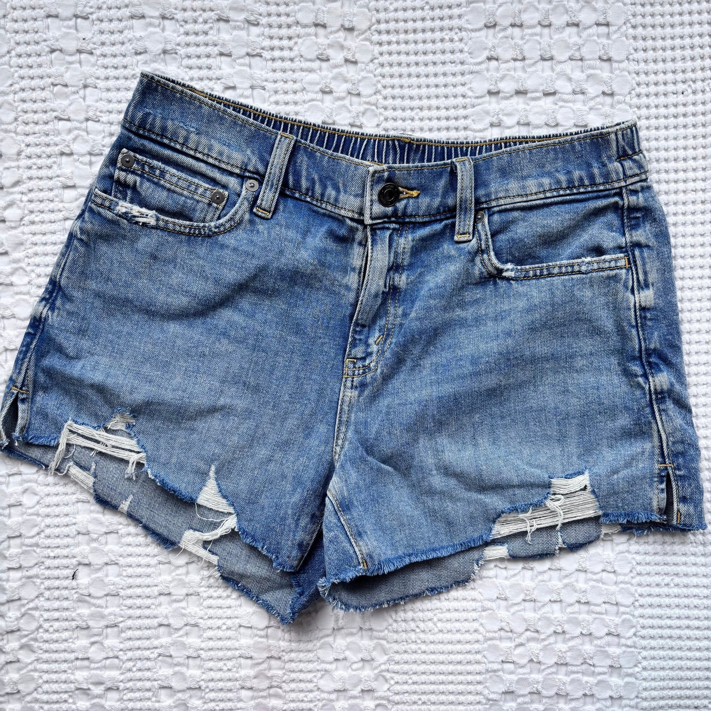 Aerie Daydream Denim Shorts (dark wash 1) | Sz Small