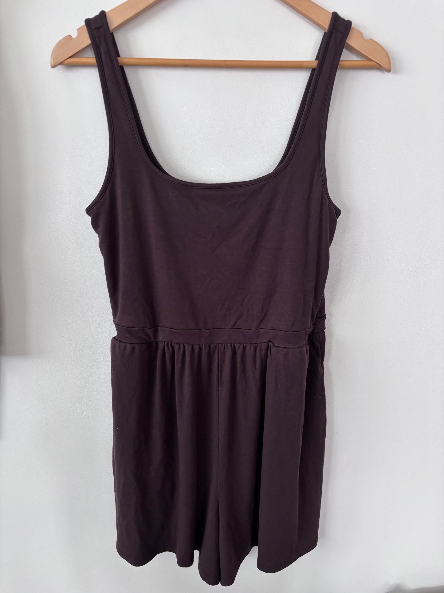 Wilfred Brown Market Romper | Sz Large