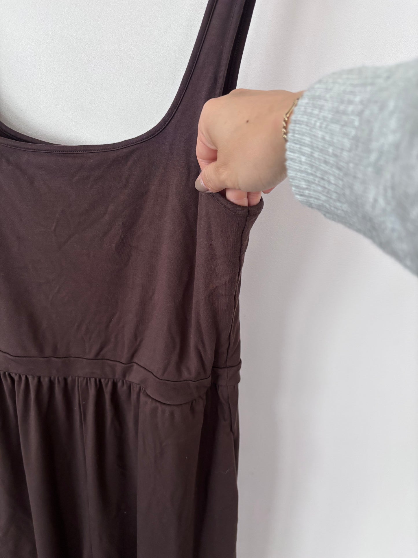 Wilfred Brown Market Romper | Sz Large