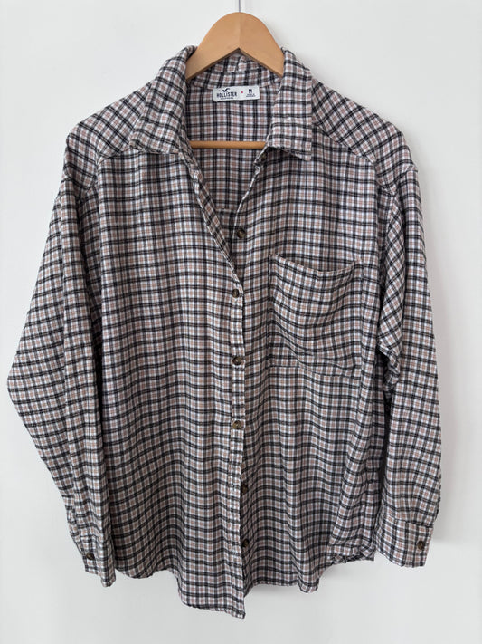 Hollister Soft Flannel Button Down Shirt | Sz Medium (fits a large)