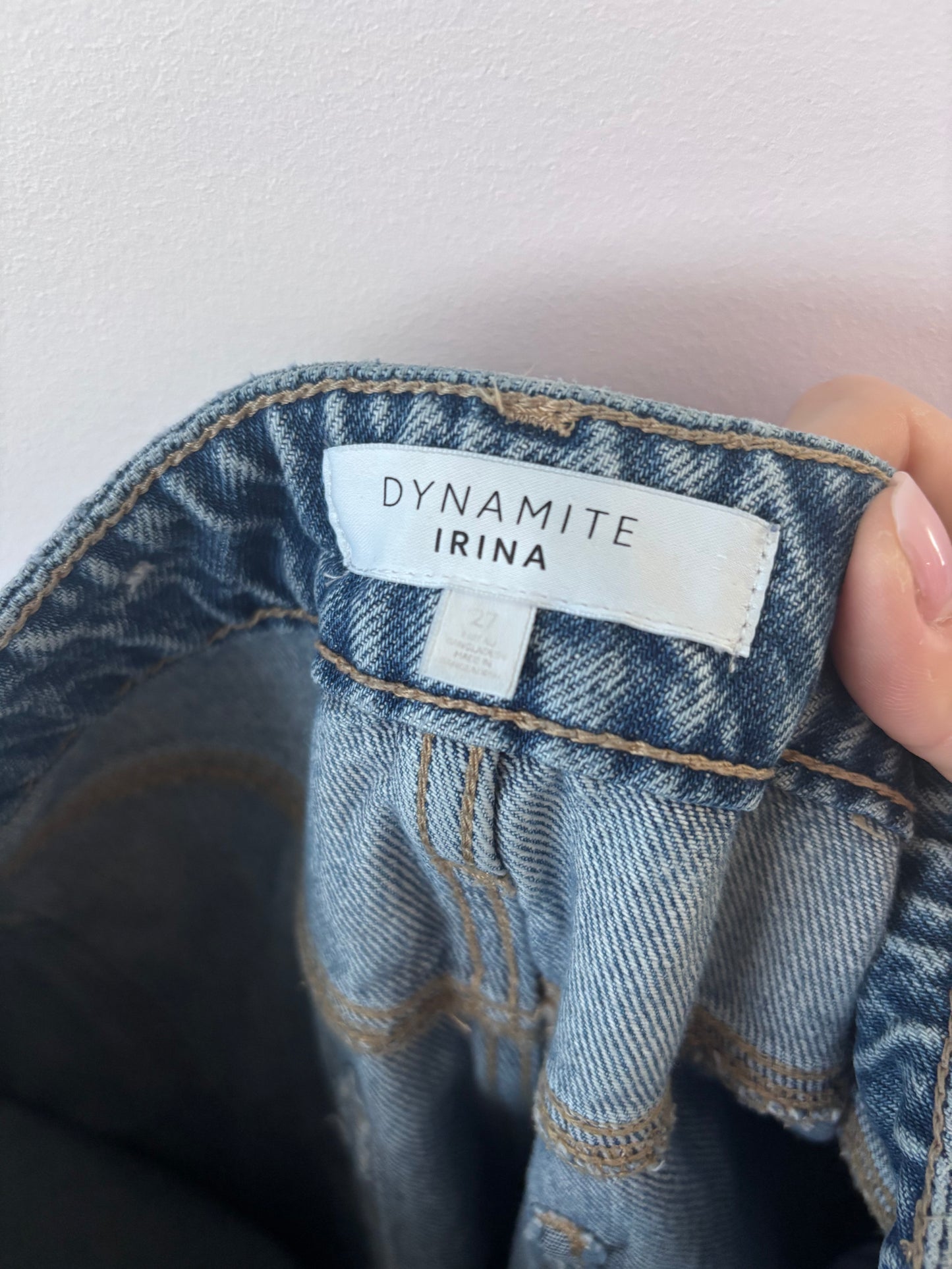 Dynamite Irena Straight Leg Jeans | Sz 27 (F63P3)