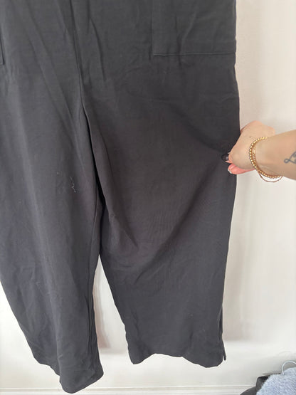 Pact Black Tank Lounge Romper | Sz Medium