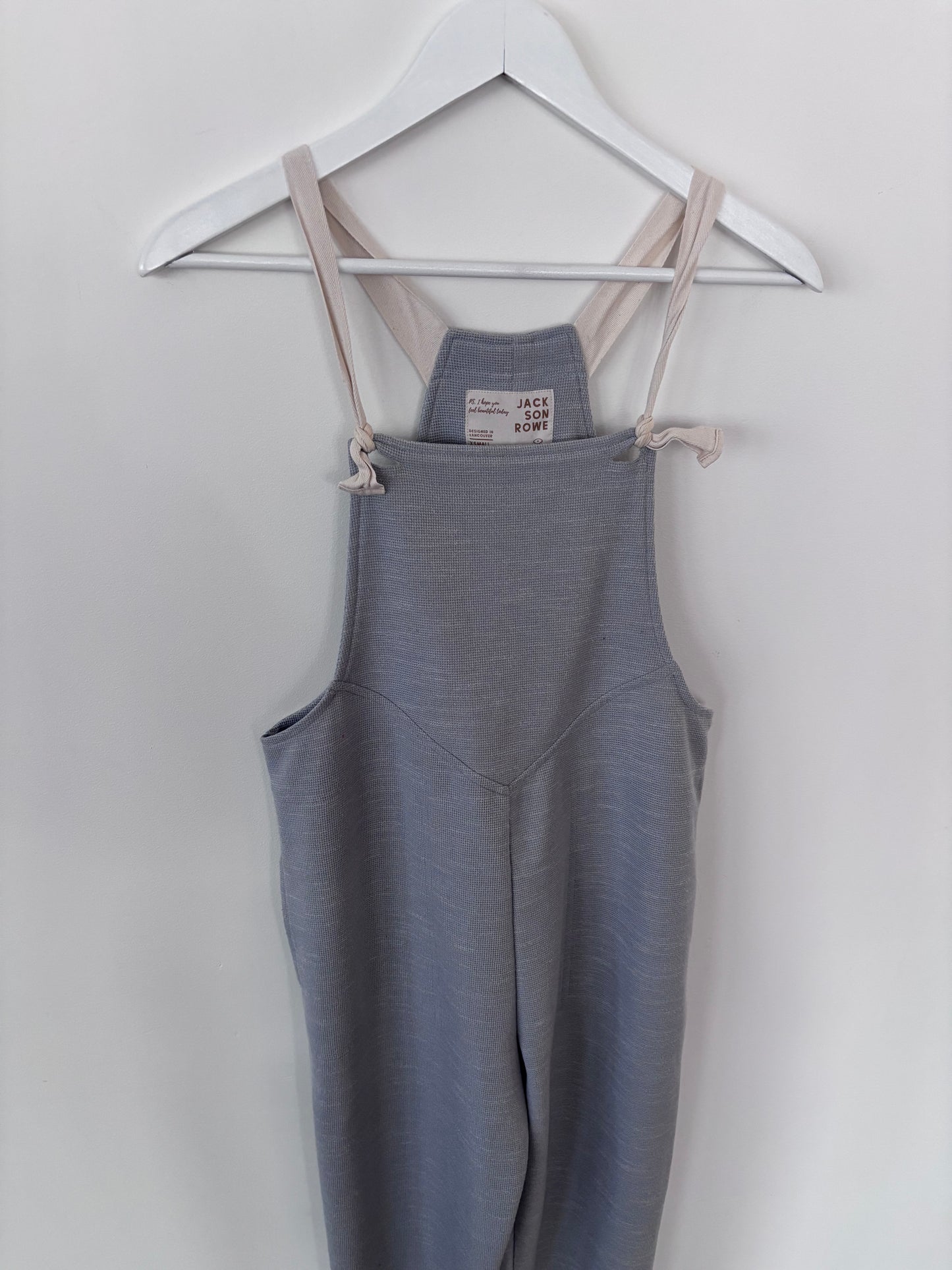 Jackson Rowe Light Blue/Grey Jumpsuit | Sz XS (Fits a sz Small)(F67P3)