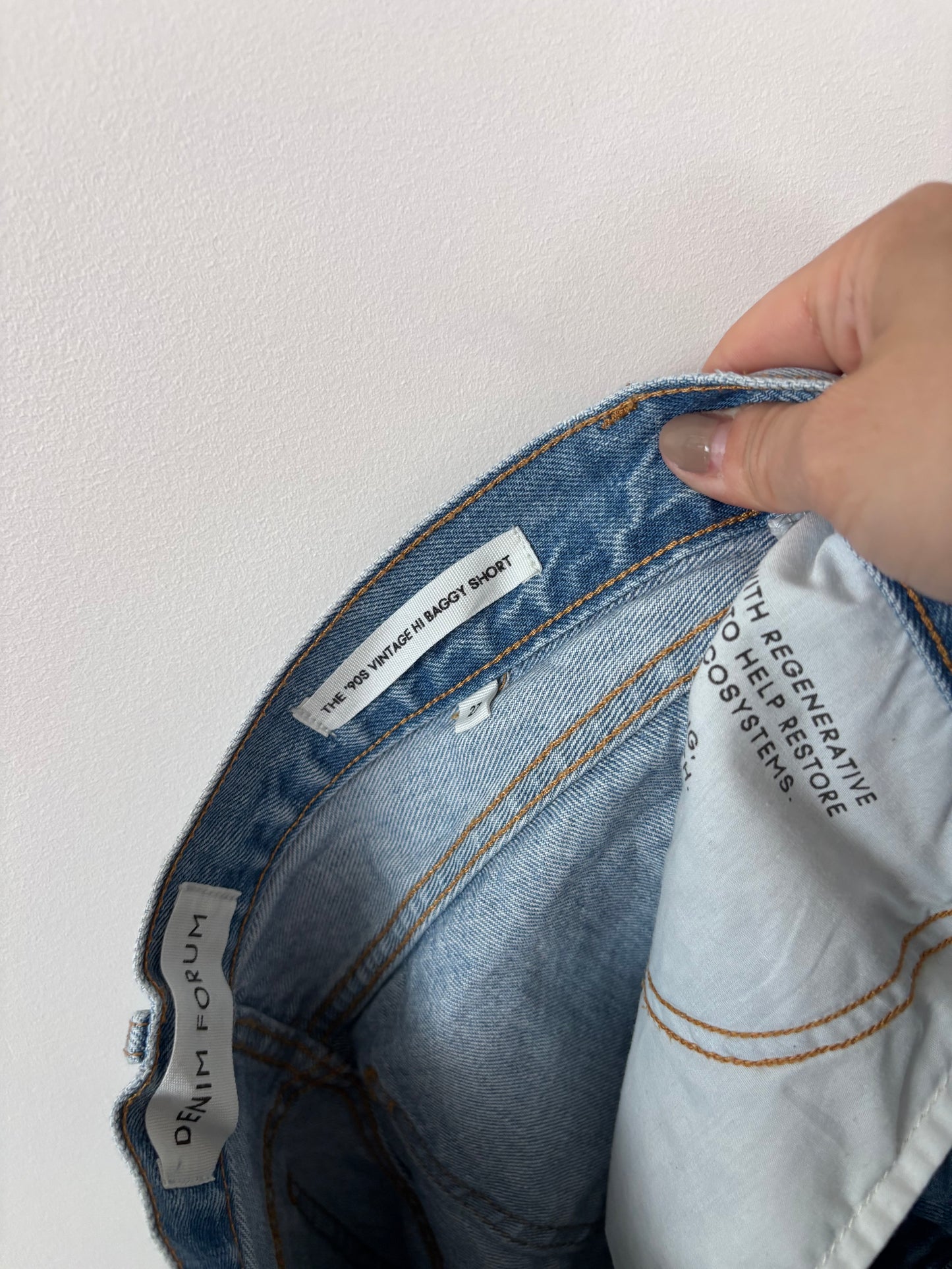Denim Forum The 90s Vintage High Baggy Shorts | Sz 27 (fits a little big)