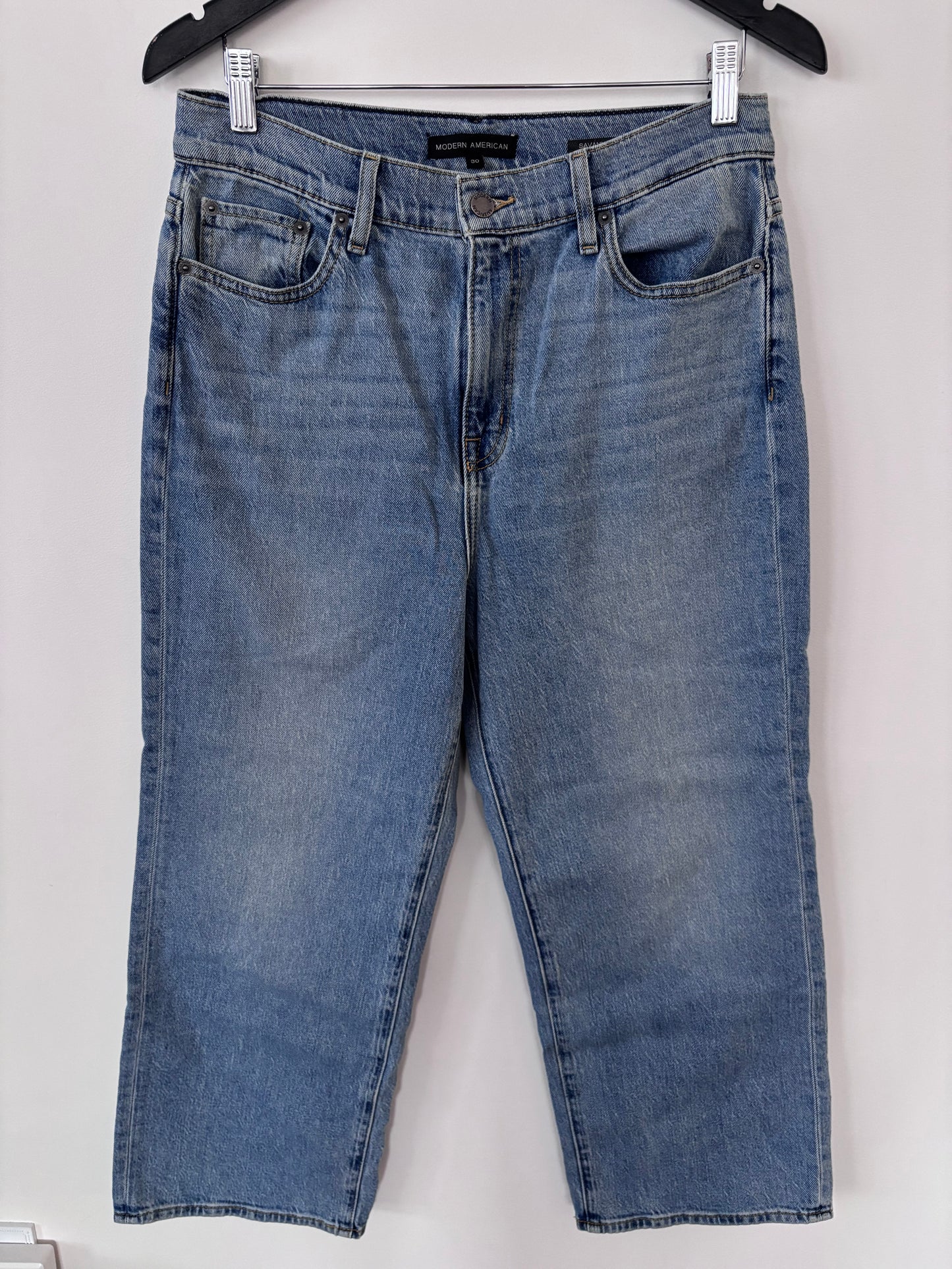 Modern American Savannah High Wide Denim | Sz 30 (F32S6)