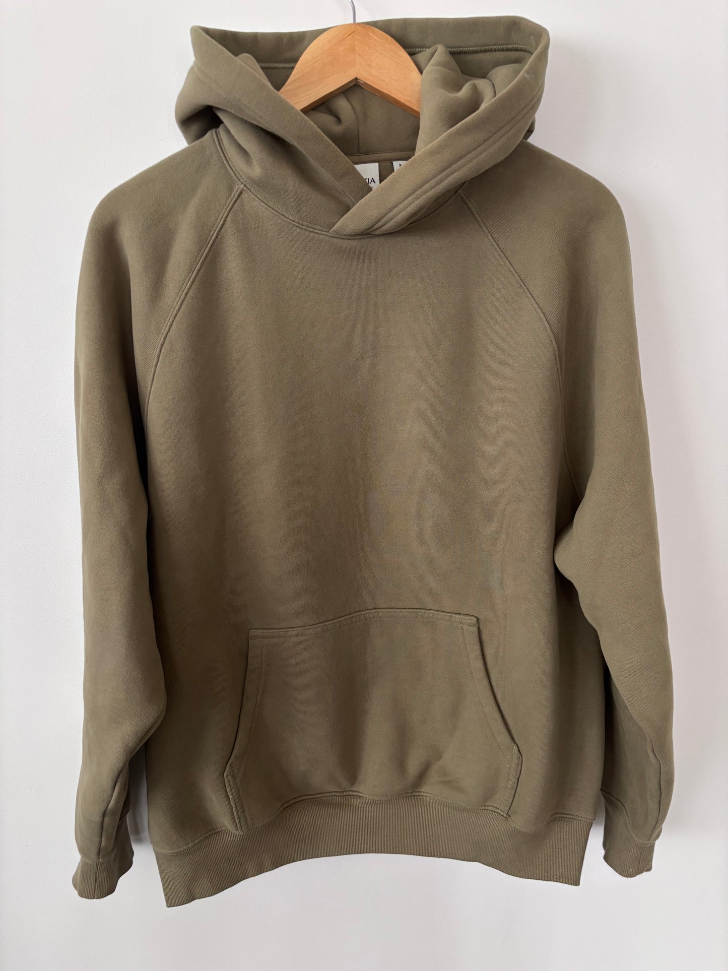 Aritzia Mega Fit Sweatfleece Hoodie Olive Green | Sz Small