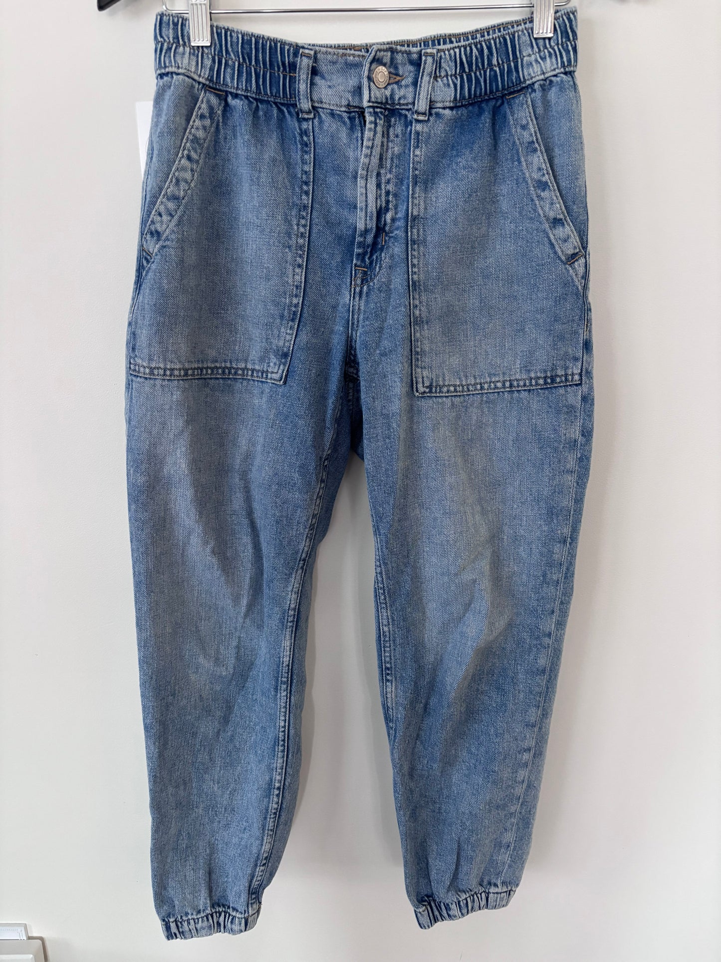 Gap Denim Girlfriend Utility Joggers | Sz Small (F25C1)