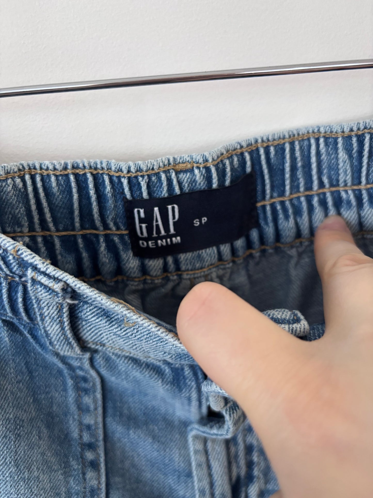 Gap Denim Girlfriend Utility Joggers | Sz Small (F25C1)