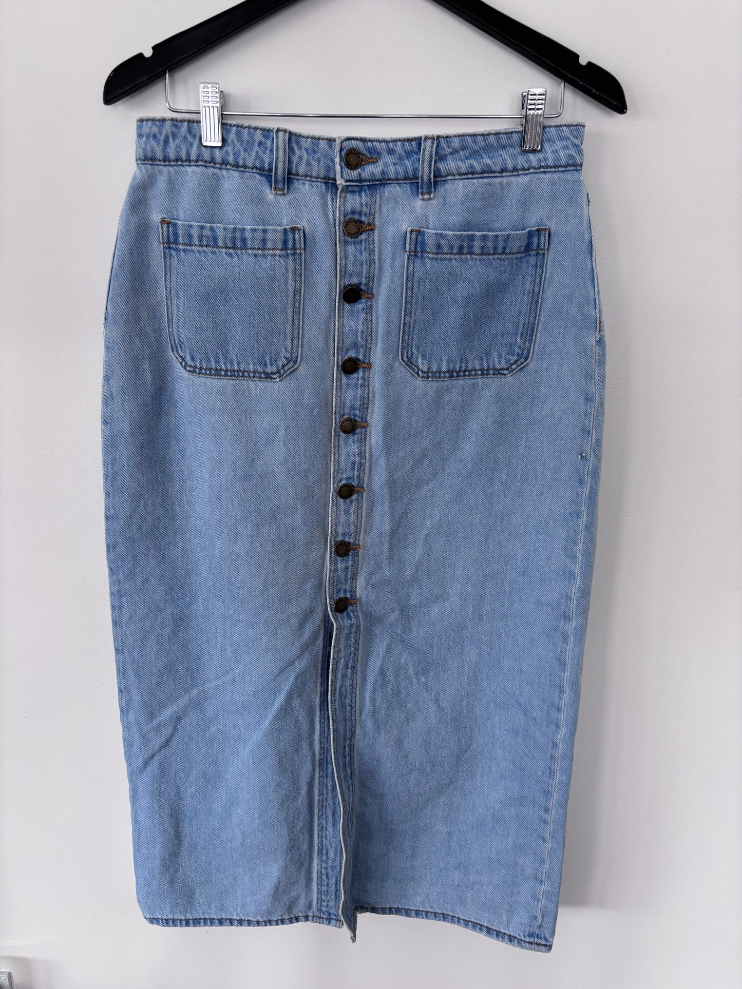 Rolla's Sailor Skirt Lyocell Denim Blue | Sz 30