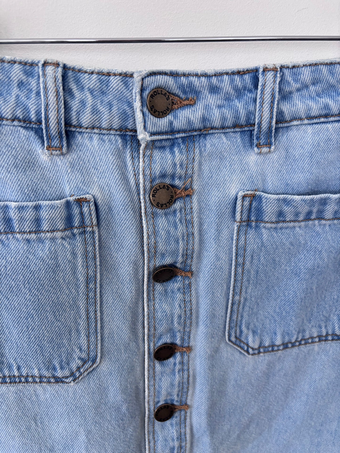 Rolla's Sailor Skirt Lyocell Denim Blue | Sz 30
