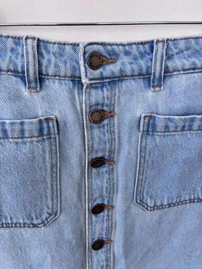 Rolla's Sailor Skirt Lyocell Denim Blue | Sz 30