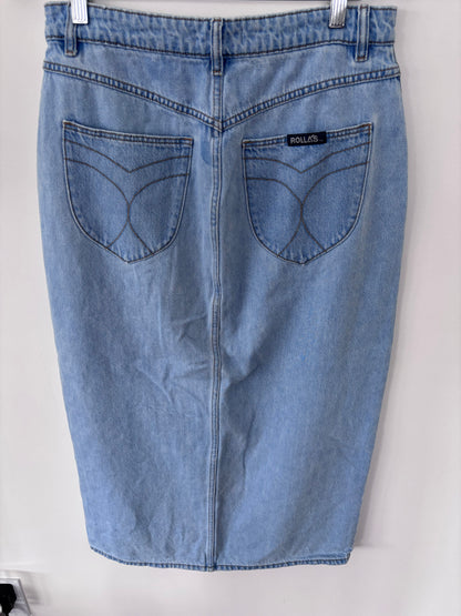 Rolla's Sailor Skirt Lyocell Denim Blue | Sz 30
