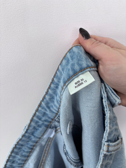 Rolla's Sailor Skirt Lyocell Denim Blue | Sz 30