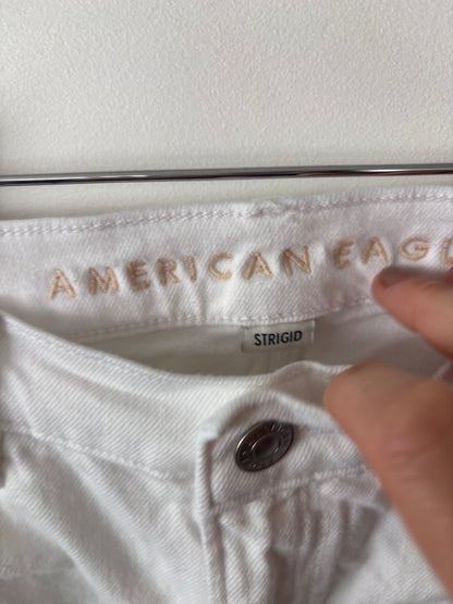 AE Relaxed Shorts Strigid White | Sz 4