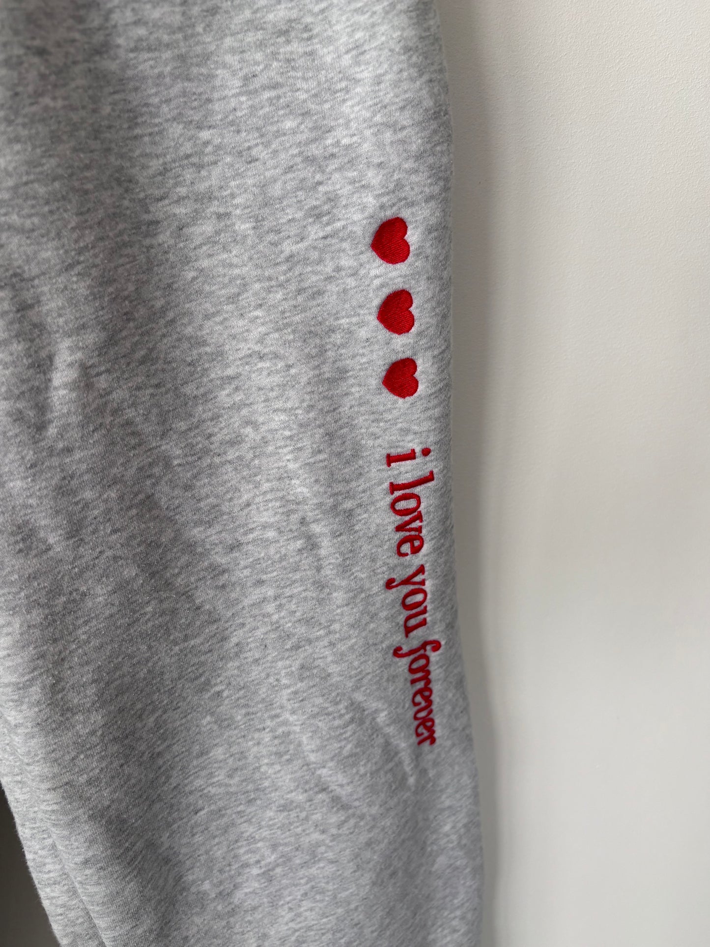 Brunette the Label "I Love You Forever" Oversized Jogger | Sz XS/S