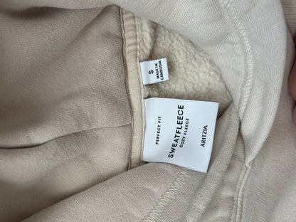 Aritzia Sweatfleece Perfect Fit in Ecru | Sz Small