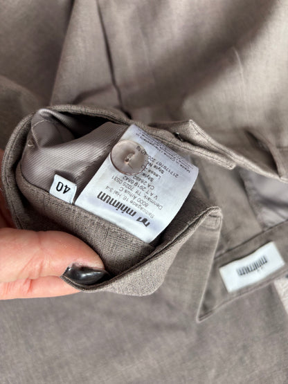 Minimum Dress Pants in Grey/Beige | Sz 40 (medium/large)